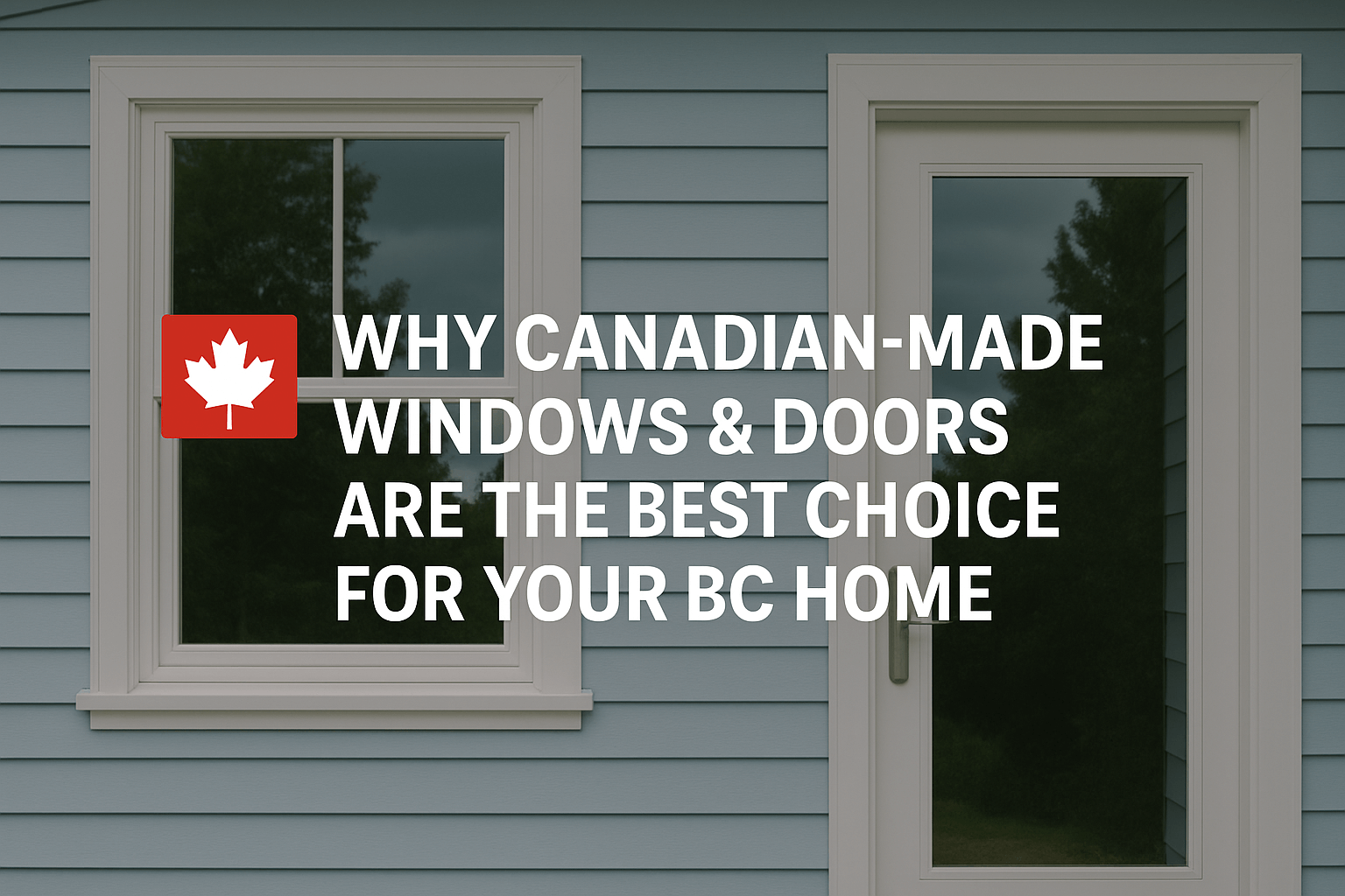 Canadian Windows Why Canadian-Made Windows & Doors Are the Best Choice for Your BC Home ...